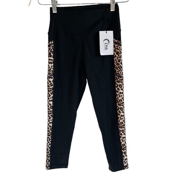 NWT Zyia Leopard 3-Piece Mix & Match Set, One Bra, Two Leggings, Size 4/XS - Picture 10 of 16